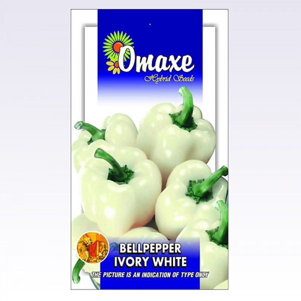 Omaxe BellPepper Ivory White (30 seeds)